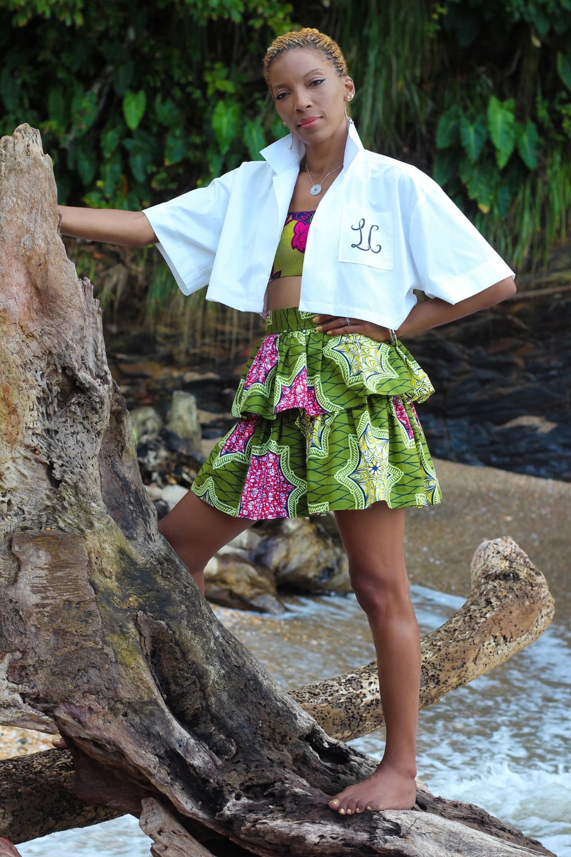 acka original skirt 売れ筋 Acka original flower skirt Acka