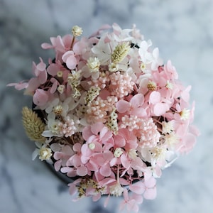 Caja de Hortensias Personalizada con Flores