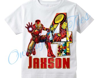 personalized avengers t shirt