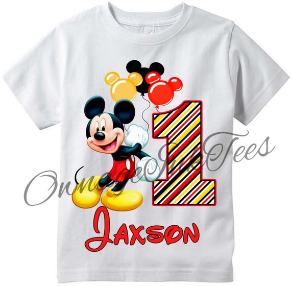 camisetas personalizadas de mickey mouse