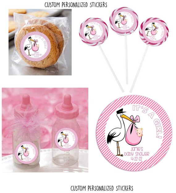 24 Bubble Guppies Birthday Party Baby Shower Round Lollipop Stickers Labels