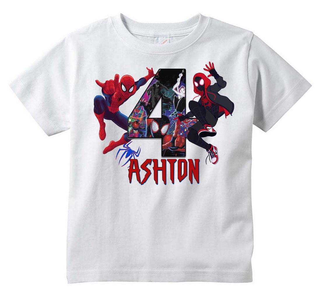  Marvel Boys' Spider-Man T-Shirt - 4 Pack Miles Morales