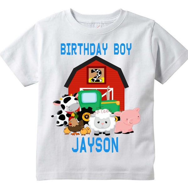 Boy Farm Shirt Etsy