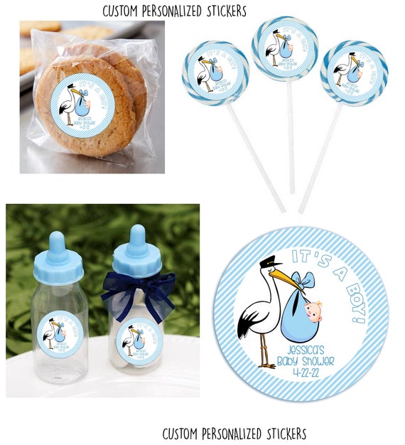 24 Bubble Guppies Birthday Party Baby Shower Round Lollipop Stickers Labels