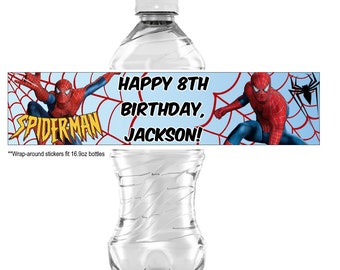 Juego de 100 pegatinas de superhéroe, pegatinas de superhéroes para  botellas de agua, botellas de agua, pegatinas de vinilo de Spiderman para