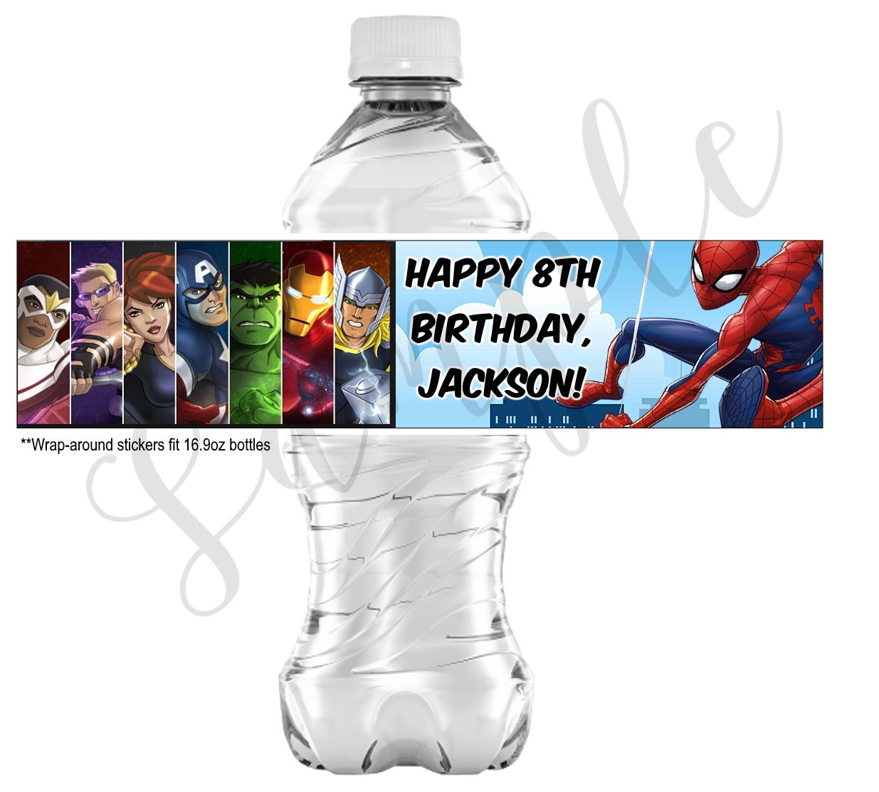 Avengers Water Bottle Labels - Etsy avengers-water-bottle-labels-etsy