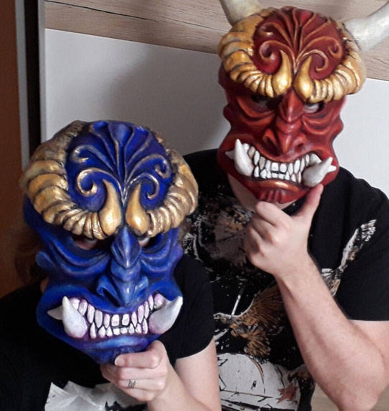 Oni Mask Etsy