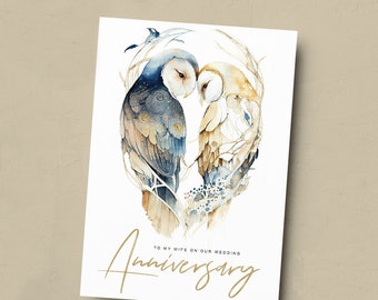 Anniversary Card For Wife Anniversary Card To My Wife Wedding Anniversary Card For Her Wife Anniversary Card