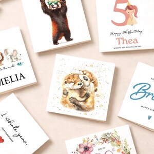 A simple and modern 4th anniversary greeting card featuring a charming love heart design in red, white, and black.