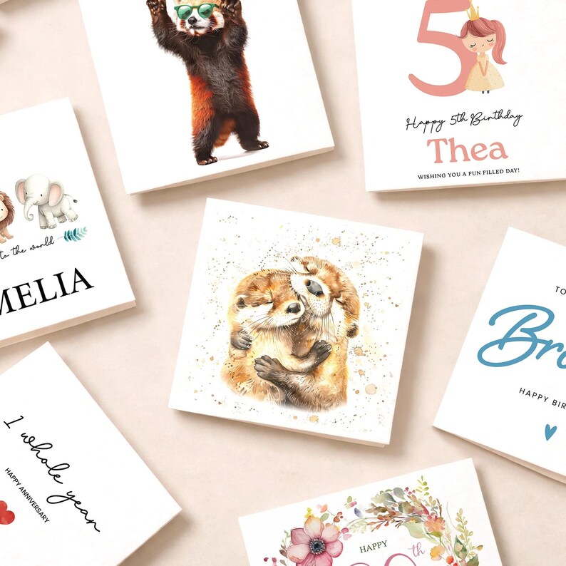 A simple and modern 4th anniversary greeting card featuring a charming love heart design in red, white, and black.