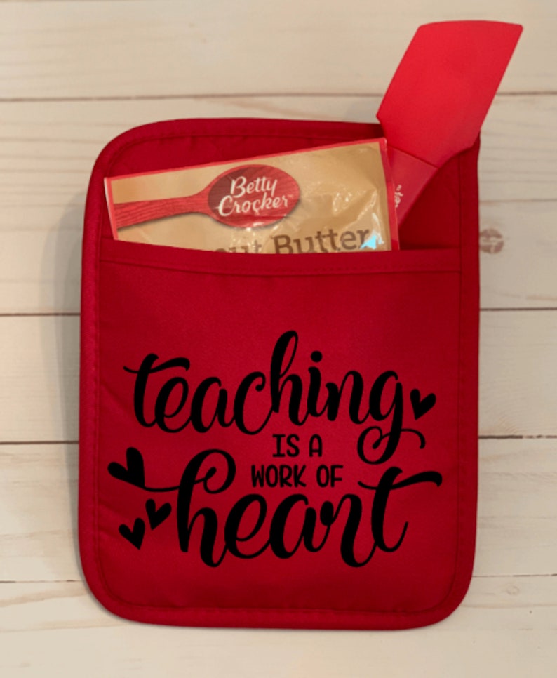 Teacher Pot Holder Gift Teachers Appreciation Gift Pot Etsy