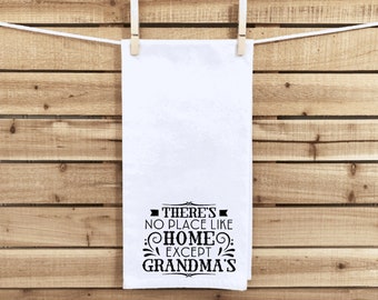 Grandma Kitchen Towel, Gift Grandmother, Flour Sack Towels, Kitchen Dish Towel, Tea Towel Grandma, Nana Tea Towels, Kitchen Gifts Grandma