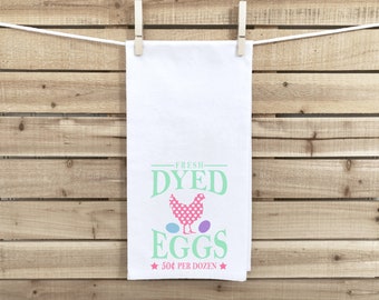 Easter Kitchen Towels, Farmhouse Towels, Easter Decor, Easter Gift Kitchen, Grandma Gift, Easter Holiday Decor, Chicken Kitchen Dish Towels