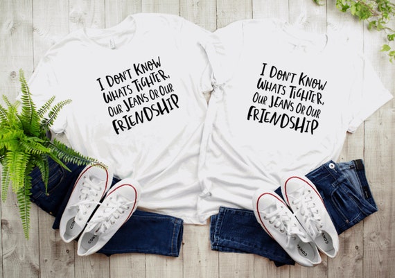 Best Friend Shirts for 2, Funny Best Friend Shirts, BFF Shirts, Matching Friends  Shirts, Friendship Gifts for Women, Tshirt Funny Women - Etsy