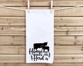 Kitchen Towels Funny, Farmhouse Towels, Farm Animal Towel, Funny Dish Towels, Mom's Kitchen Towel, Cow Kitchen Towels, Kitchen Gifts Mom