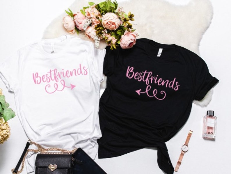 Best Friend Shirts for 2 Friendship T Shirts for 2 Bff Etsy