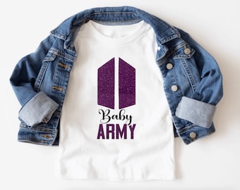 KPop Baby, Baby Army, Kpop Clothing,  Kpop Inspired Clothes, Baby Shower Gift, Kpop Outfit Baby, Kids Clothing, K-pop Gift