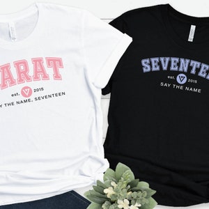 Seventeen Carat Shirts, Face The Sun Seventeen Kpop Shirt, , SVT Merch Shirts, Carat SVT Gift, SVT Fandom T shirts, Seventeen Kpop Merch