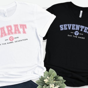 Seventeen Kpop Shirt: Carat Fandom Tee
