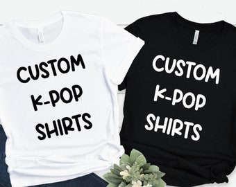 Custom Kpop Group T-Shirt: Personalized Fan Merch