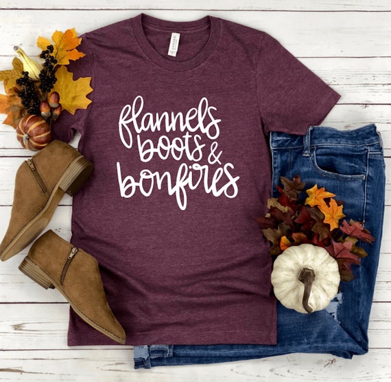 Bonfire Shirt Fall Camping Shirts Fall Tshirt Fall Shirt Women