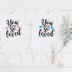 Matching Twin Bodysuits: Organic Cotton Sibling Outfits