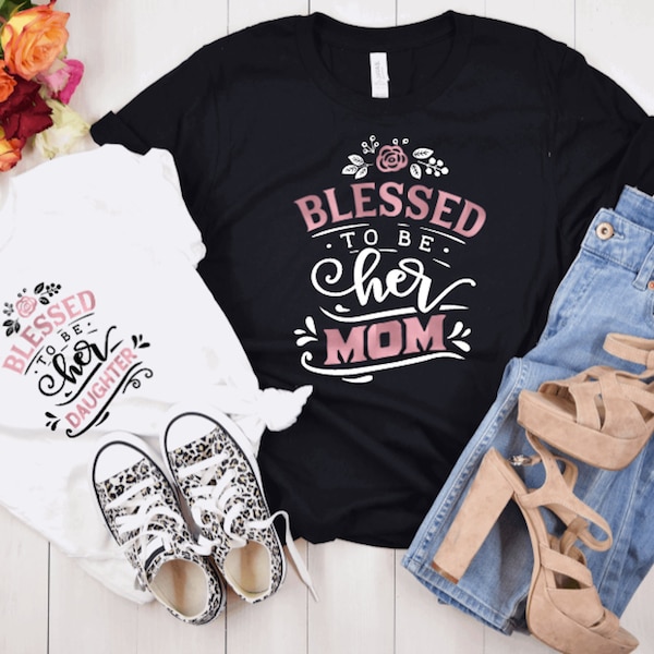Mom and Daughter Matching Shirts, Matching Mommy and Daughter Tshirts, Mom And Daughter Gifts, Mommy And Daughter Matching Outfits, Girl Mom
