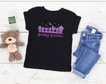 Little Girls BT21 Shirt, Forever Young Shirt, Baby Army Gift, BTS Kids Shirt, Kpop Fan Tshirt, Little Army Gift, Toddler Girl BTS Clothing