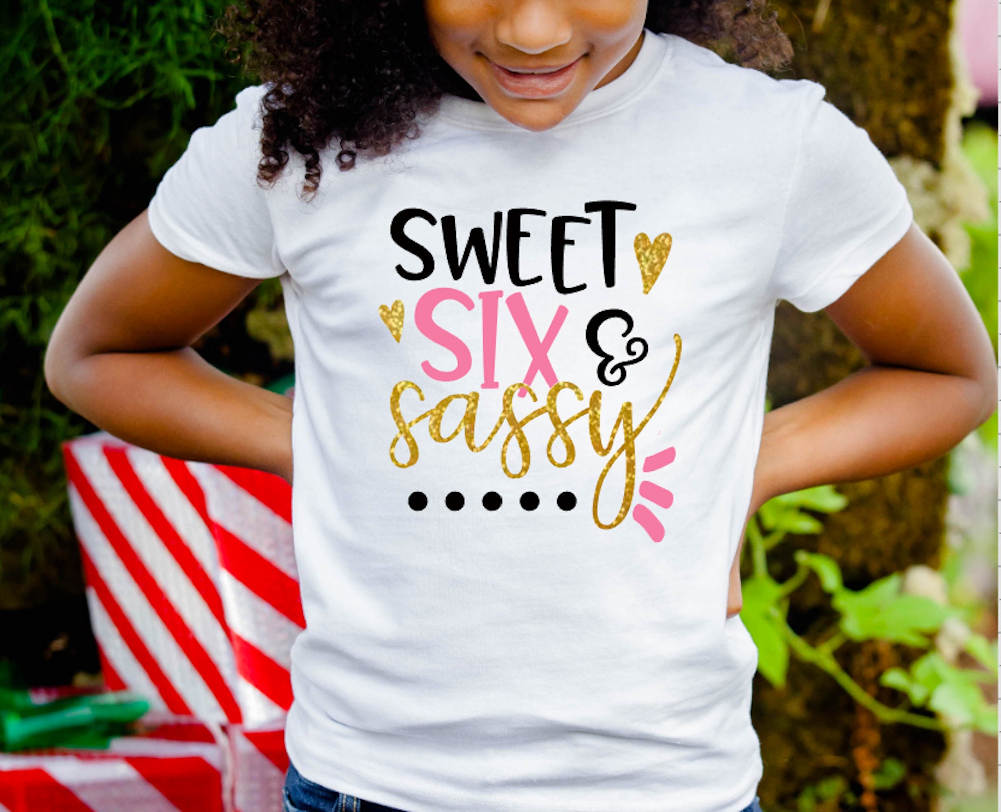 Stevig Mijlpaal geld Sixth Birthday Shirt Sweet Six Sassy Tees 6th Birthday Party - Etsy