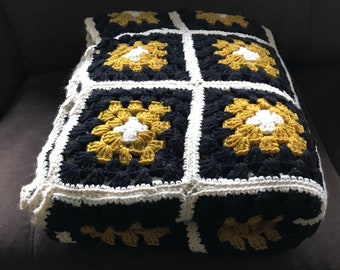 Vintage Afghan Crochet Throw