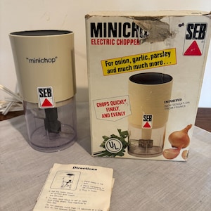 SEB Minichop Electric Chopper - Working, Made in France - Etsy