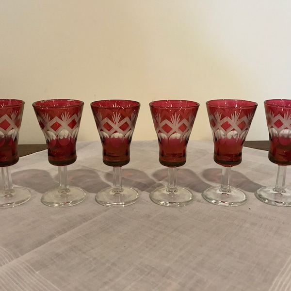 Cordial Shot Glasses Etsy
