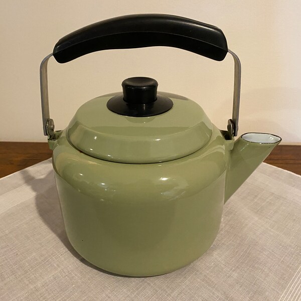 Enamel Tea Kettle Etsy
