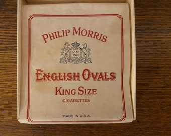 Vintage Philip Morris Cigarette Box