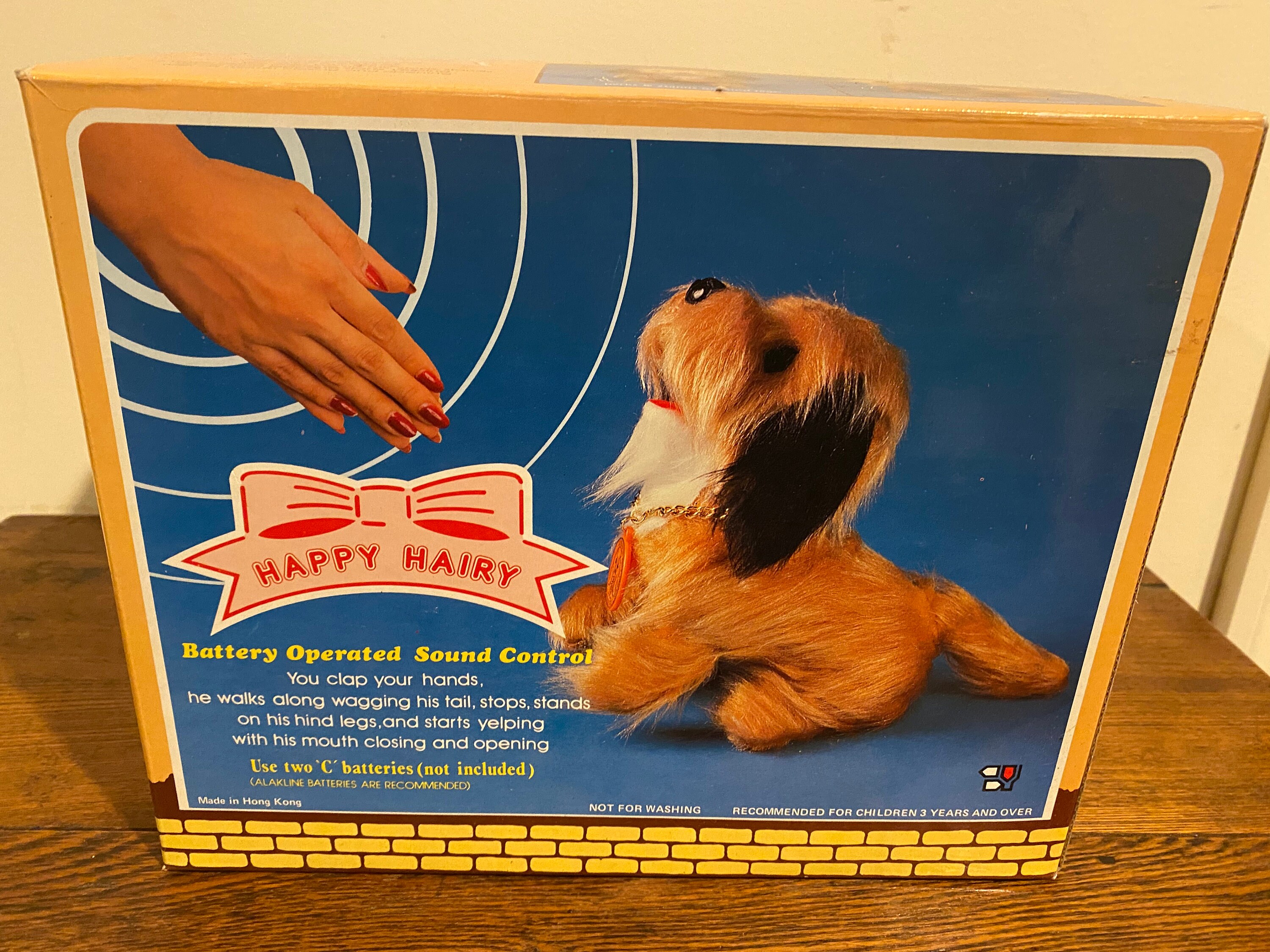 Vintage Happy Hairy Battery Operated Dog - Not Working - Etsy Canada