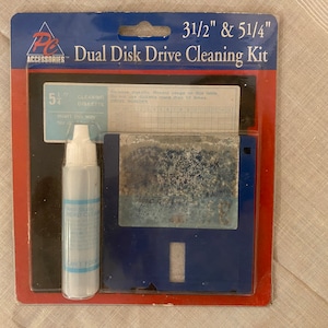 PC Accessories Dual Disk Drive Cleaning Kit