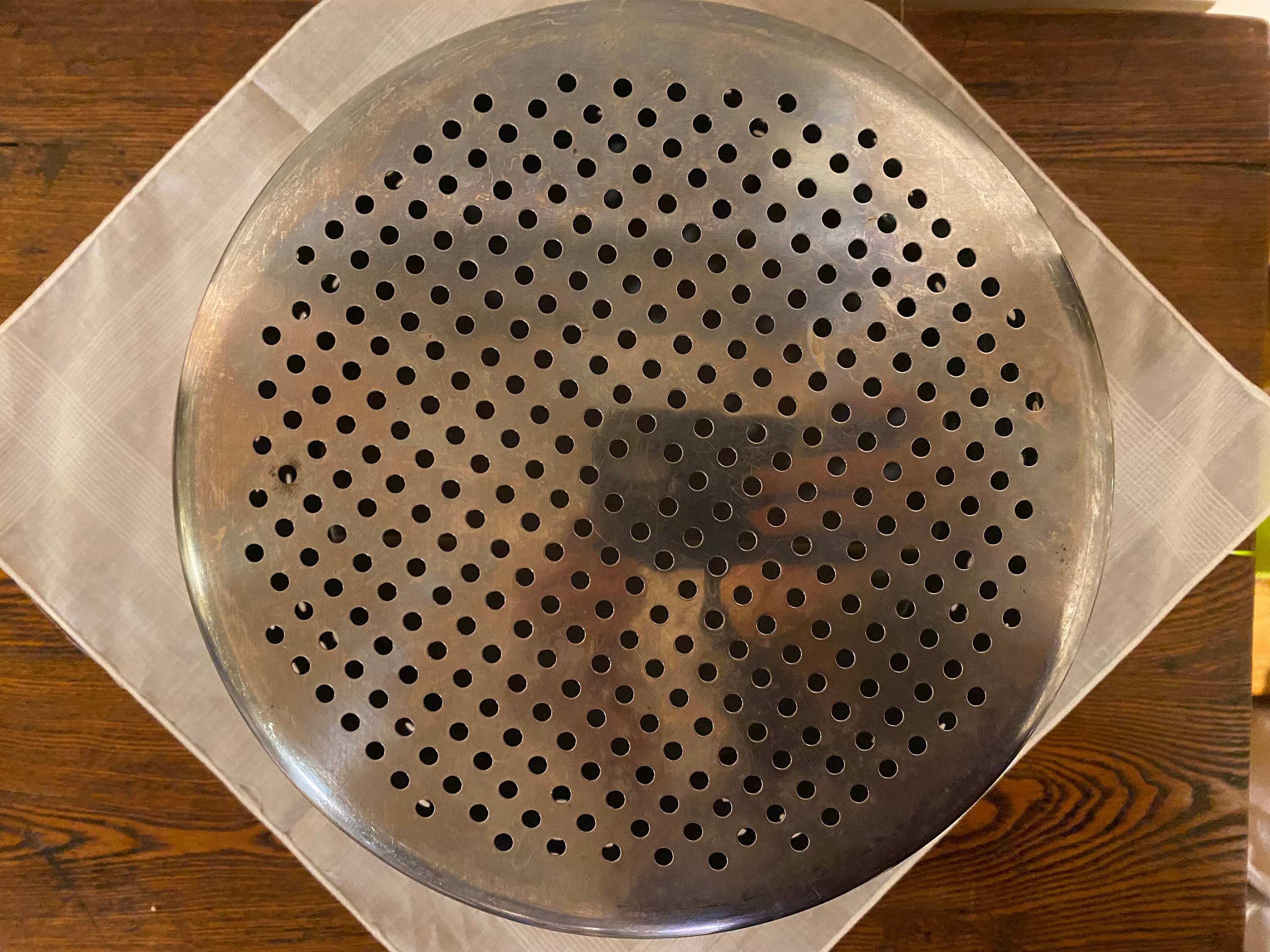 Vintage Stainless Steel Strainer Pot Insert - Etsy