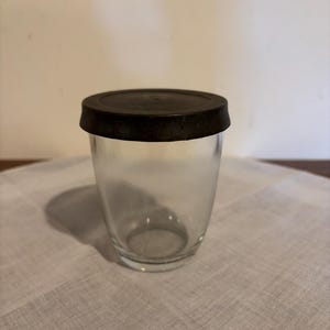 Vintage Small Jelly Jar with Metal Lid