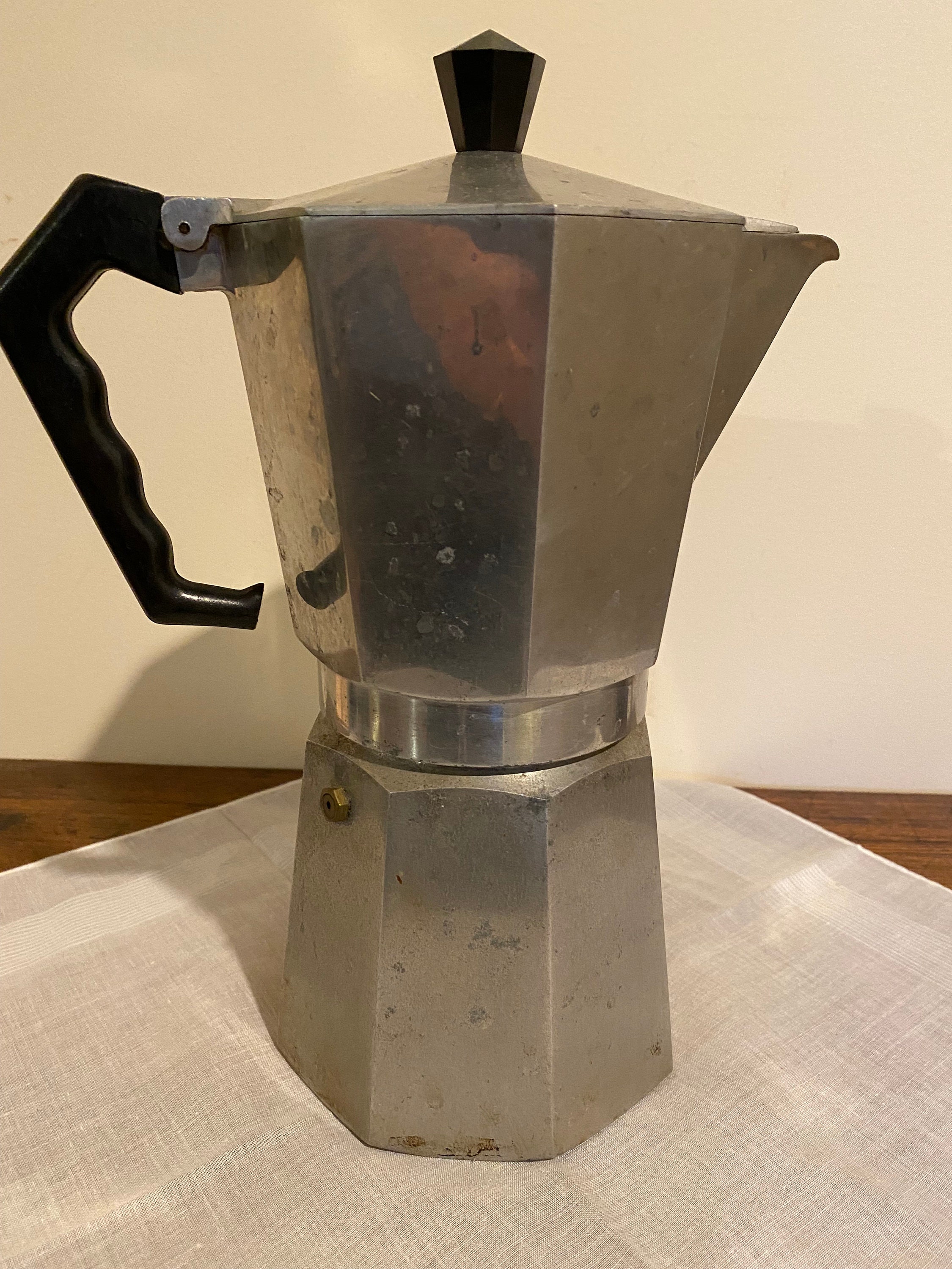 Vintage ABC Crusinallo Moka Express 12 Oz Stovetop Espresso Coffee Maker  Italy