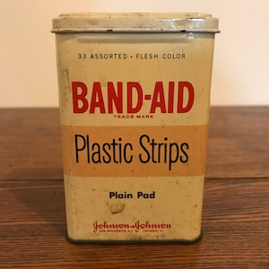 Vintage Band-Aid Strisce di plastica Stagno