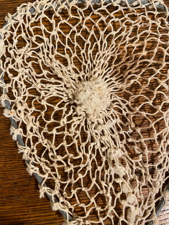 Vintage Small Handheld Crocheted Fishing Net Choose Your Net 