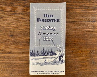 Old Forester Fishing Almanac 1954