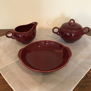 1950s Universal Ballerina China Cookie, Cream and Sugar Set