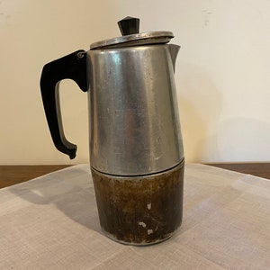 Vintage Italian Aluminum Pyro Espresso Maker