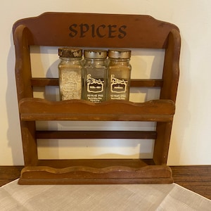 Vintage Wood Spice Rack - Choose yours