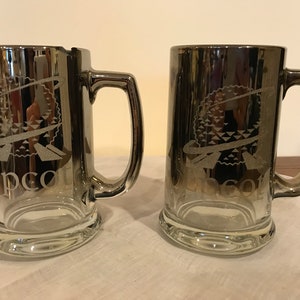 Disney Epcot Center Smokey Spiegelglas Bierkrüge / Becher