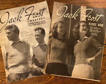 Vintage Jack Frost Sweaters and Blouse Book Catalogs