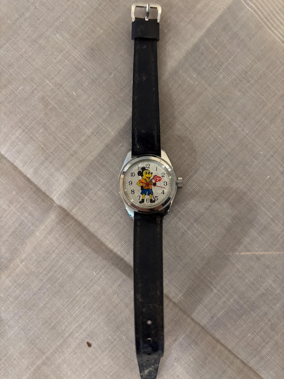 1970s Mickey Mouse Watch - Hong Kong - Etsy