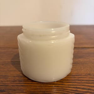 Vintage Woodbury Cold Cream Jar - Anchor Hocking
