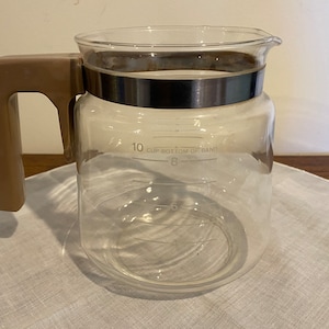 Glass coffee maker decanter - no lid